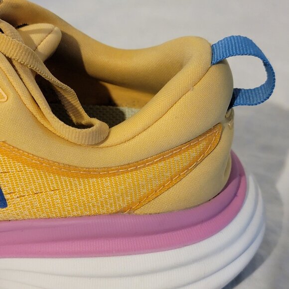 Hoka One One Bondi 8 ‘Impala/Cyclamen Running Gym Training Women’s Sz 5B Yellow - Picture 11 of 15